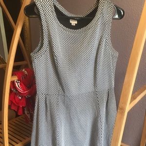 Merona Black and White Dress